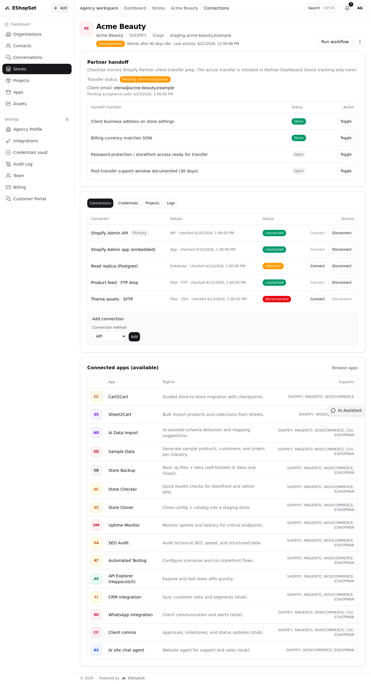 Repeatable maintenance checklists — how it works