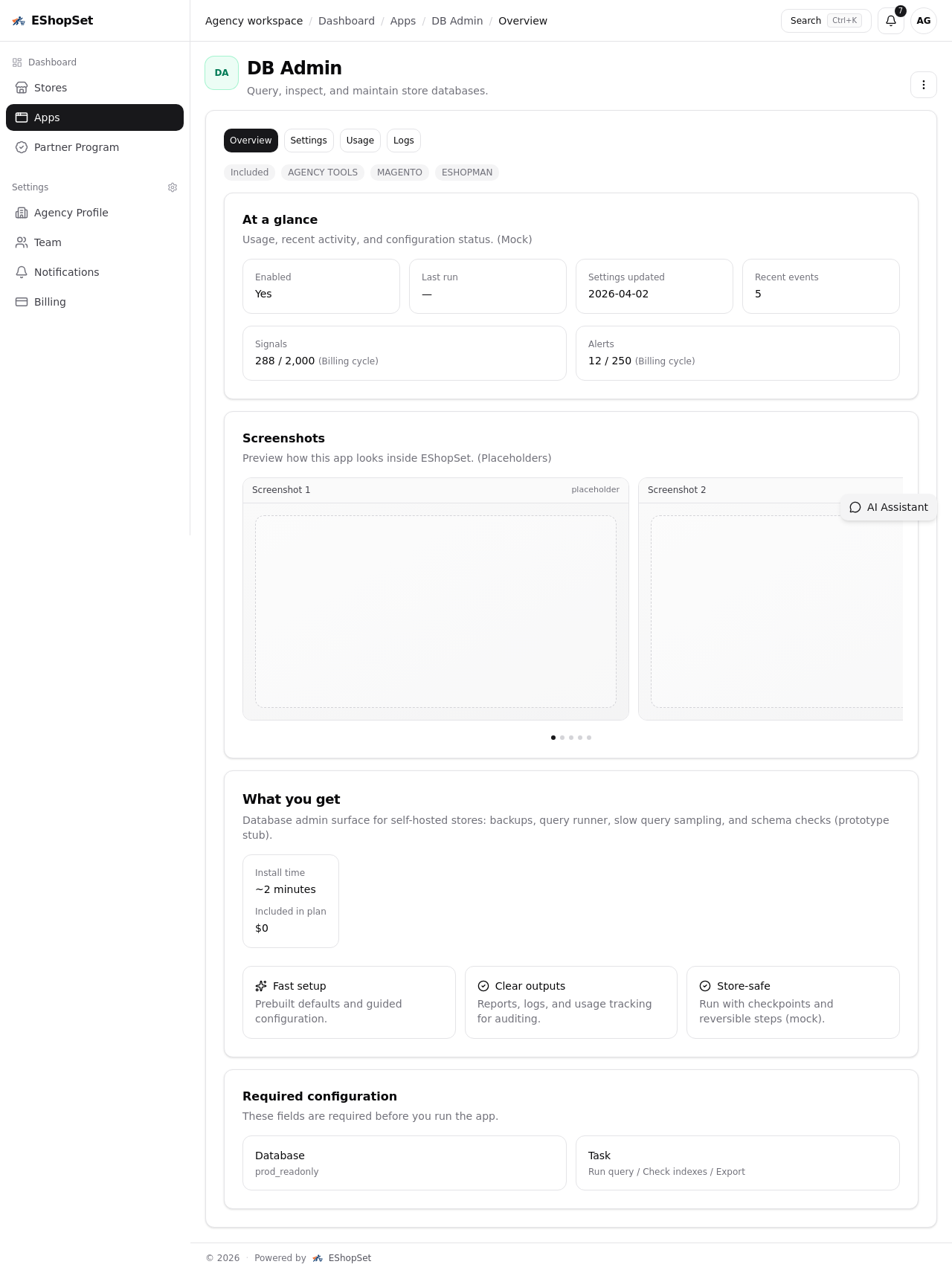 Automated Testing in workspace